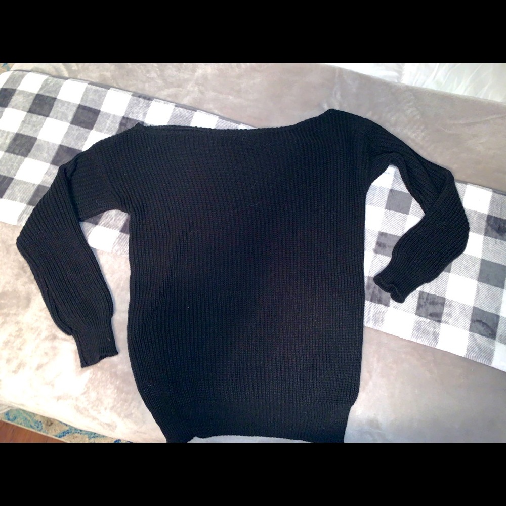Off the shoulder sweater